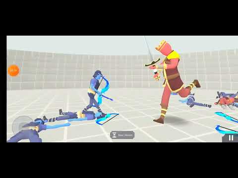 King and 4 Halberds VS Every unit in Fun Battle Simulator