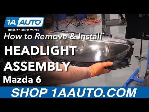 How to Replace Headlight Assembly 06-08 Mazda 6