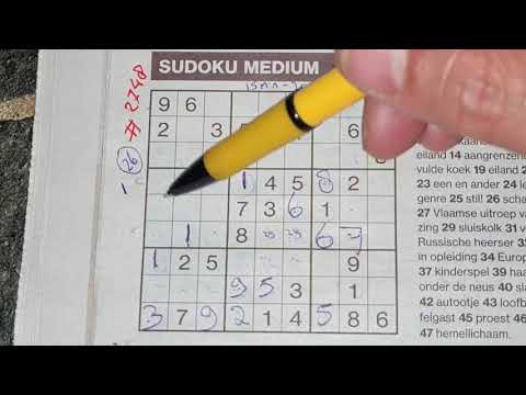(#2748) Lazy Brains? No way! Medium Sudoku puzzle. 05-06-2021