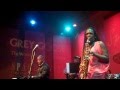 Jeanette Harris performs Saxy live at Spaghettinis