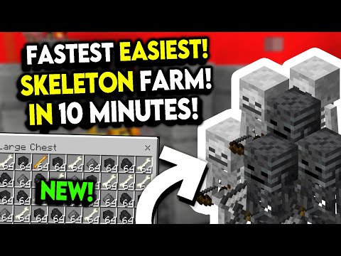 FASTEST EVER Wither Skeleton Farm 1.21 - Minecraft Bedrock!