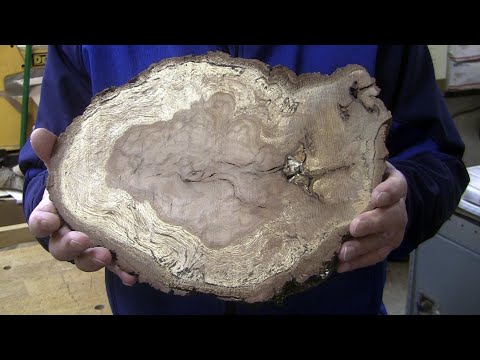See The Figure In This Oak Burl! - Wood Turning