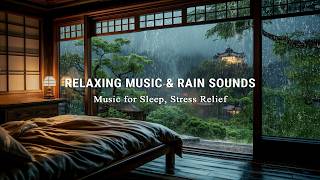 Peaceful Evening Rain and Piano – Warm Bedroom Sleep Music for Stress Relief and Deep Relaxation
