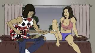 Eddie Van Halen talks to girlfriend (6 PACK)