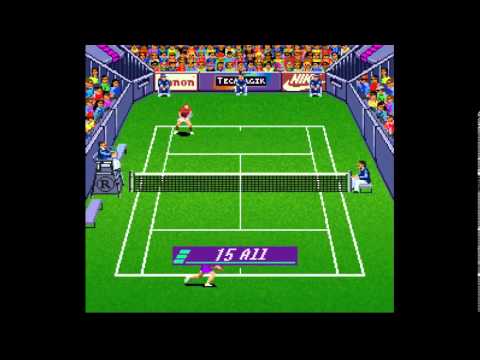 Andre Agassi Tennis Super Nintendo