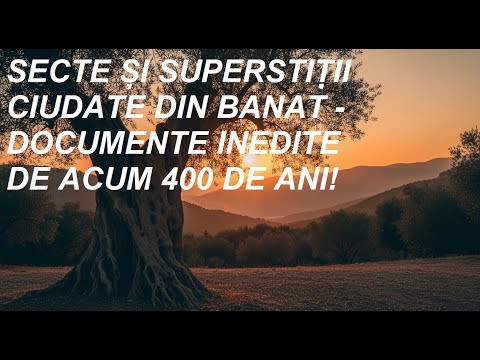 The strange sects of Banat, 400 years ago!