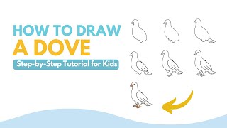 🕊️ Draw a Dove with Ease - The Ultimate Step-by-Step Guide! ✍️