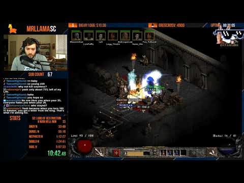 Diablo 2 - 8 MAN HELL SPEEDRUN (02/03/2019)