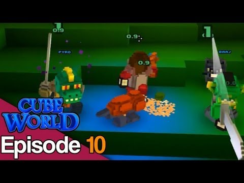 Cube World Let's Play - Multiplayer w/ Pyro, BTC and Baj - #10
