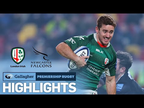 London Irish v Newcastle Falcons - HIGHLIGHTS | Bonus Point Win | Gallagher Premiership 2022/23