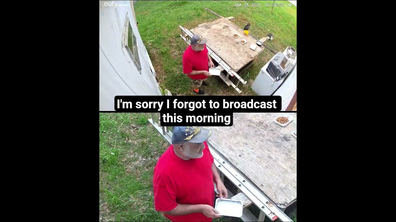 I forgot the broadcast this morning