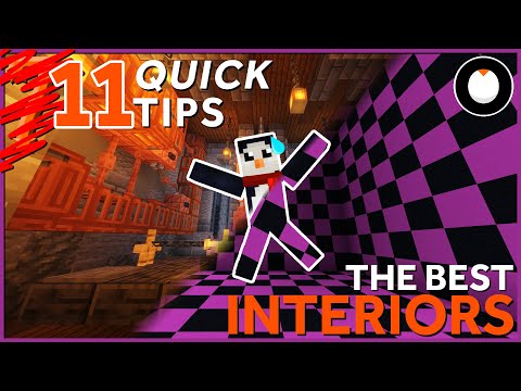 11 Quick Tips for Minecraft INTERIOR DESIGN