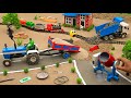 Diy Mini Tractor Builds Road Concrete Mixer Machine Construction Science Project AdgeCreator