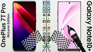 OnePlus 7T Pro 5G McLaren vs Samsung Galaxy Note10+ Speed Test