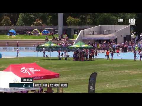 MIXED U11 4X100M HEAT 2 - 2017 SUBWAY STATE RELAY CHAMPIONSHIPS // LAVicTV