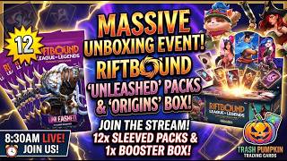 WE ARE TEARING INTO LEAGUE OF LEGENDS RIFTBOUND! (12 Packs + Booster Box Opening)
