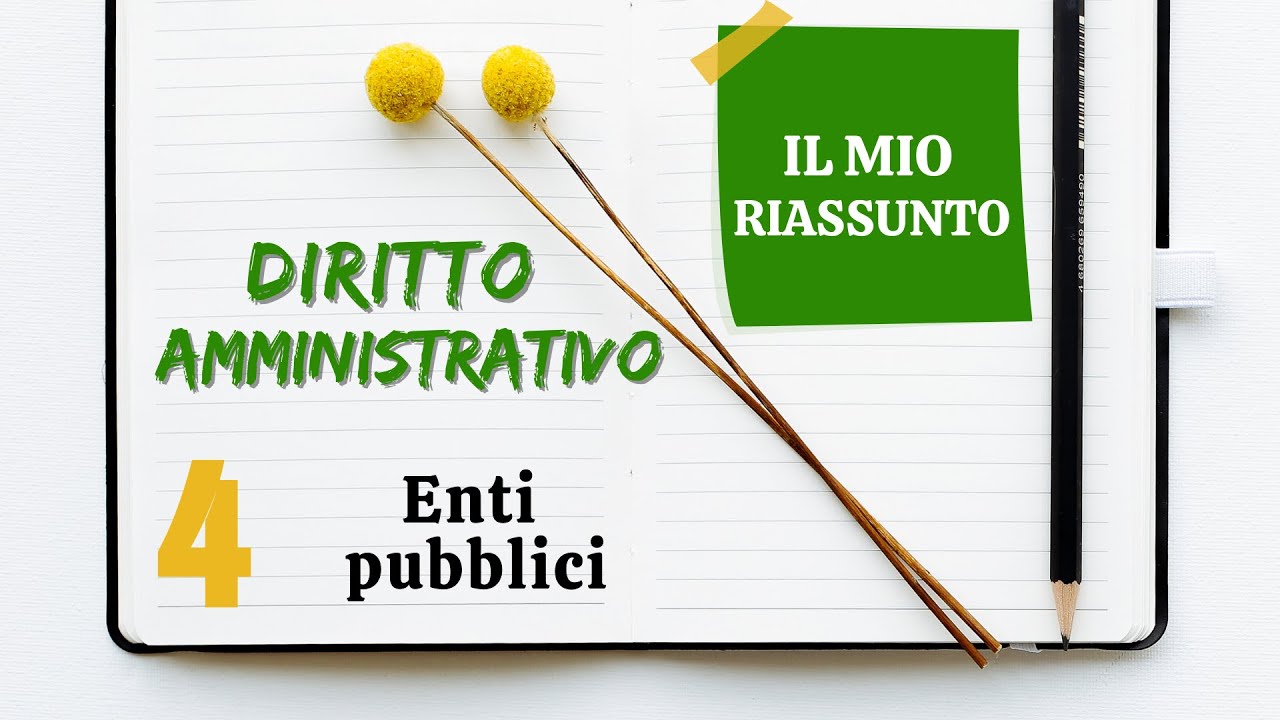 Diritto Amministrativo - Capitolo 4: enti pubblici