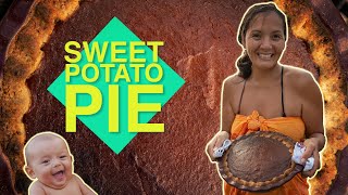 Sweet Potato Pie grilled on a beach in Hawai’i! Kimi Werner Recipe