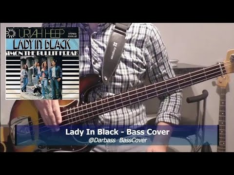 [Uriah Heep] Lady In Black - Bass Cover 🎧 (with bass notes & tabs 🎶 pdf)