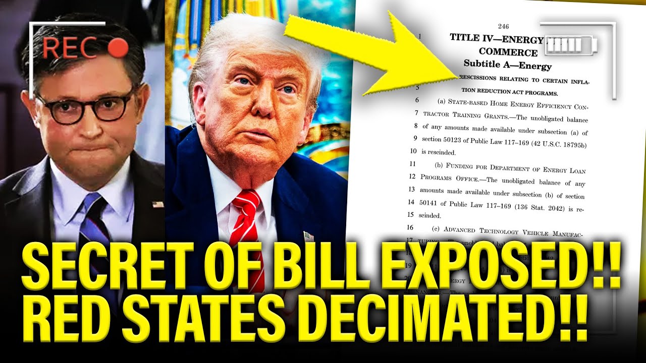 SECRET Bombshell in GOP Disaster BILL FINALLY EXPOSED