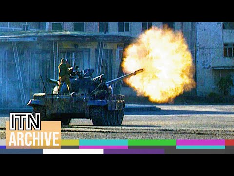 Georgian Civil War - Intense Combat Footage of Battle of Samtredia (1993)