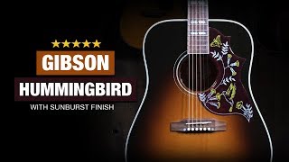 Video thumbnail for Gibson Hummingbird (Sunburst) - Every Classic Rock Song in One Guitar! by Acoustic Letter