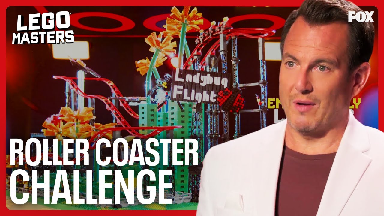 Watch Emilee and Kelly build the Ladybug Flight roller coaster on LEGO Masters