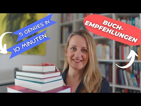 Book recommendations- 5 genres in 10 minutes