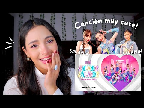 LATINA REACTS FOR THE FIRST TIME to BINI - 'Salamin, Salamin' MV I *so CUTE* (Eng sub)