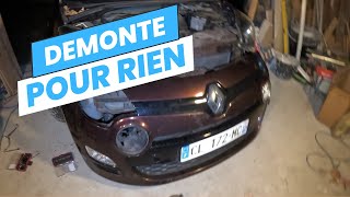 Comment démonter le pare-chocs avant sur une Twingo II (2) pour rien.