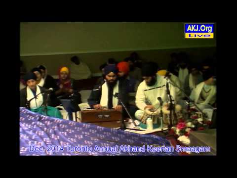 040 Toronto Dec. 2014 Smaagam - Thursday Morning Keertan - Bh. Tejaa Singh Jee UK