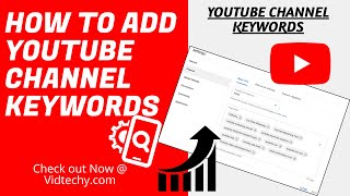 how to add youtube channel keywords