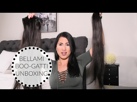 BELLAMI BOO-GATTI HAIR EXTENTIONS UNBOXING