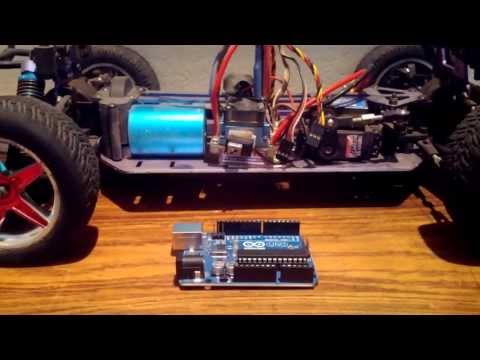 Hardware setup for RC car controlled by an Arduino and PS3 controller | Barrett's Projects