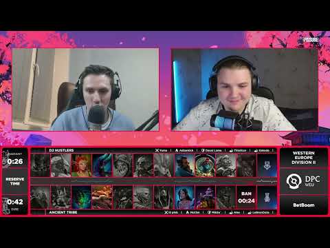 (RU) D2 Hustlers vs Ancient Tribe | map 1 | DPC WEU 2023 Tour 2: Division II | by Sheyl & Grayne