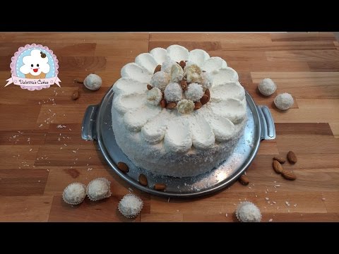 Raffaello Cake! Torta cocco, mandorle e cioccolato bianco