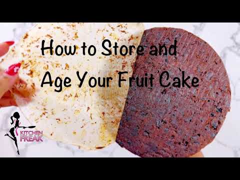 How to Store and Age Your Holiday Fruit Cake