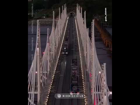Oficialmente inaugurado: así es el nuevo Puente Ferroviario sobre el río Bío Bío
