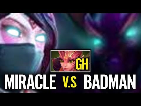BADMAN Spectre Dota 2 Big BOSS Shutdown MIRACLE - Best Spectre Player Badman Is Back