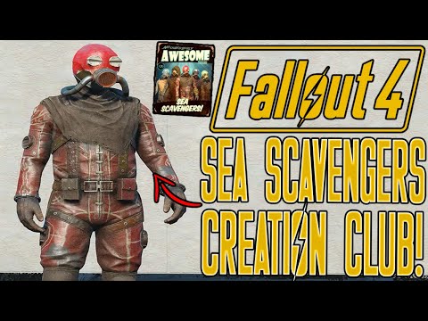 Sea Scavengers (Lost At Sea) Fallout 4 Creation Club Playthrough!
