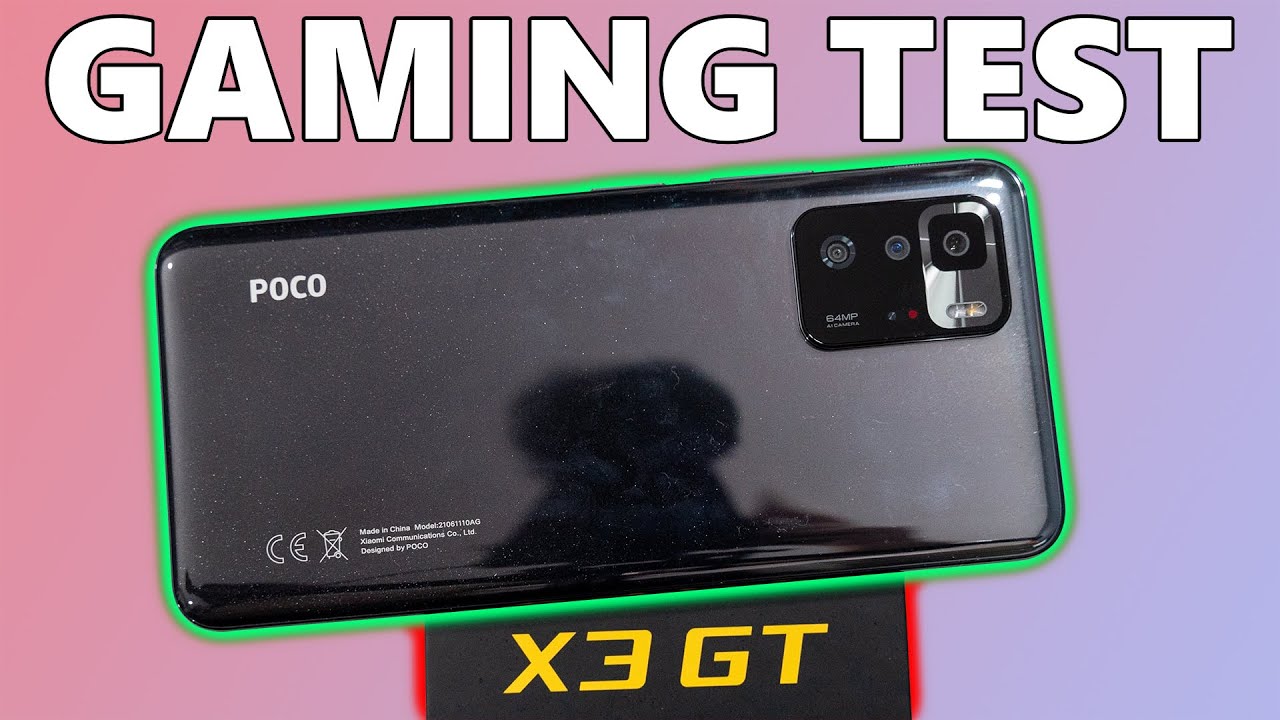 Gaming test - POCO X3 GT with Dimensity 1100!