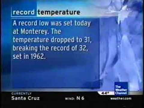 Intellistar with freezing rain and cool song