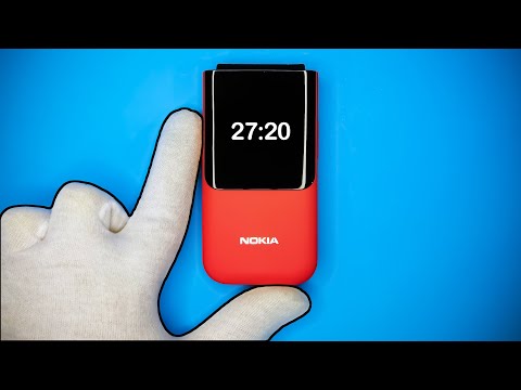 Nokia 2720 Flip 4G (Red) Unboxing - ASMR