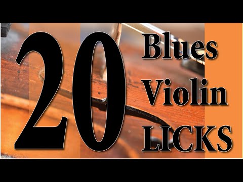 20 BLUES VIOLIN LICKS