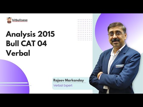 Analysis 2015 Bull CAT 04 - Verbal
