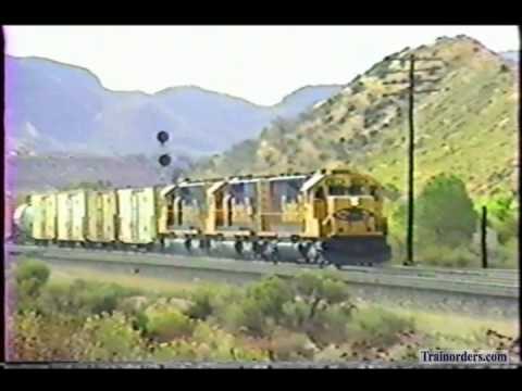 Classic Railroad Series 483 - Santa Fe and UP on Cajon PASS September 28, 1991
