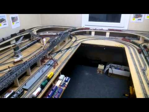 Märklin M-Gleis-Anlage: Ausgebaut mit 2. Ebene