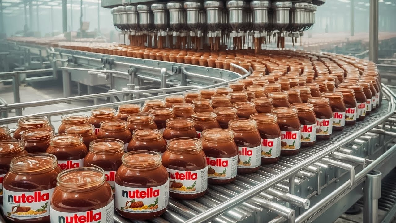 Como a NUTELLA é feita - Processo Industrial