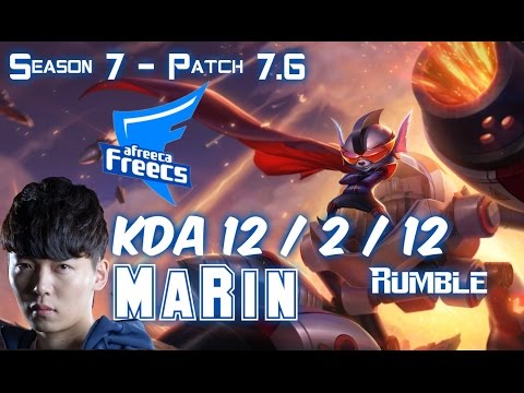AFs MaRin RUMBLE vs EVELYNN Jungle - Patch 7.6 KR Ranked