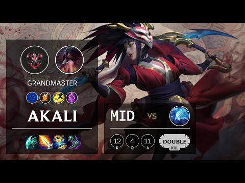 Akali Mid vs Anivia - EUW Grandmaster Patch 11.3